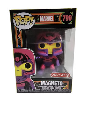 Funko Pop! Marvel - Magneto - Blacklight / Target (Exclusive) #799 Vaulted
